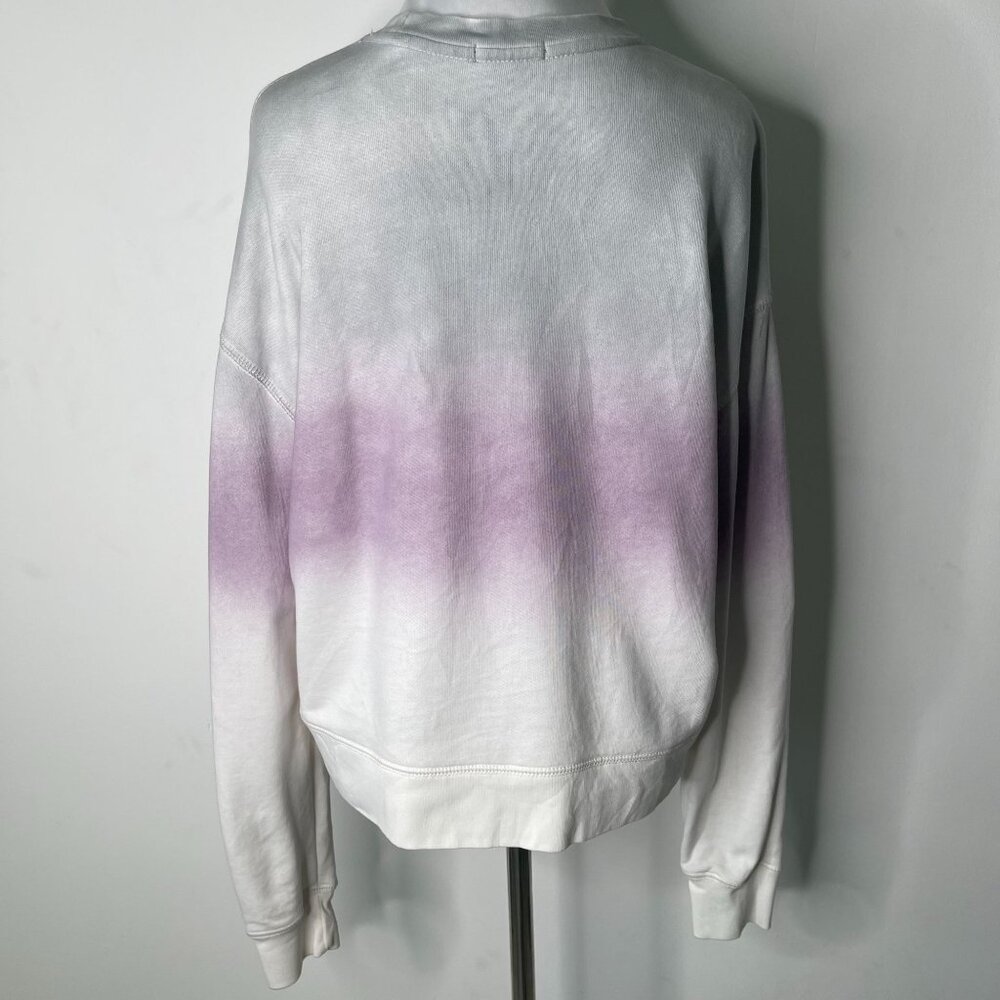 NWT ATM Women's Grey White Anthony Thomas Melillo French Terry Sweatshirt XS - Picture 4 of 10